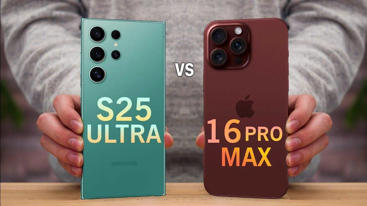 16 Pro Max vs Samsung’s Galaxy S25